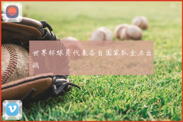 世界杯球员代表各自国家队全力出战